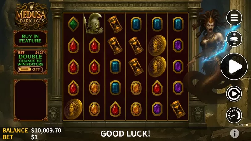 Medusa Dark Ages slot screenshot 1