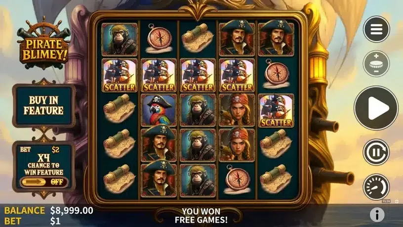Pirate Blimey slot screenshot 2