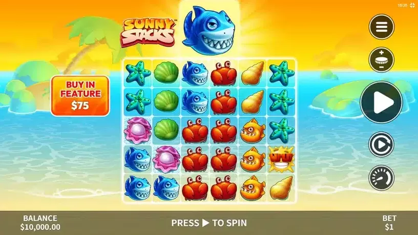 Sunny Stacks slot screenshot 1