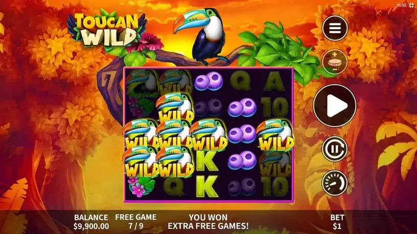 Toucan Wild slot screenshot 6
