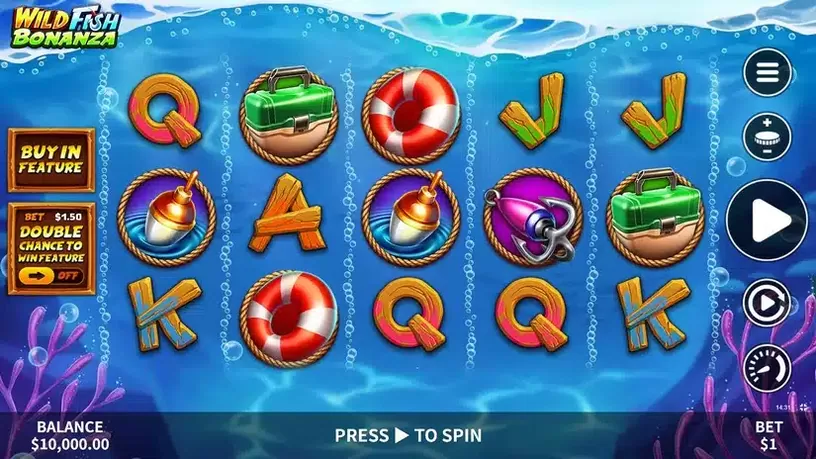 Wild Fish Bonanza slot screenshot 1
