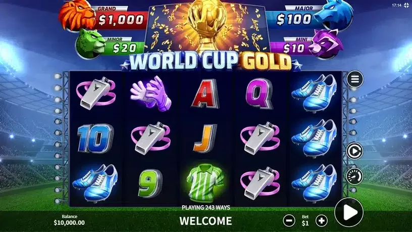 World Cup Gold slot screenshot 1