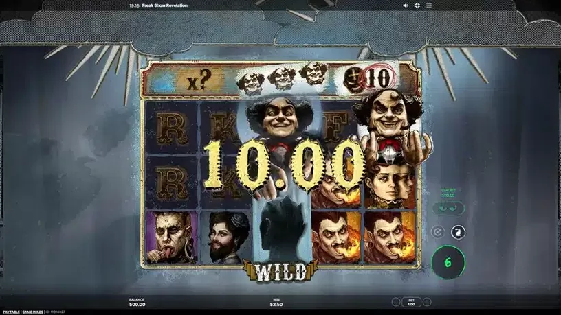 Freak Show Revelation slot screenshot 6