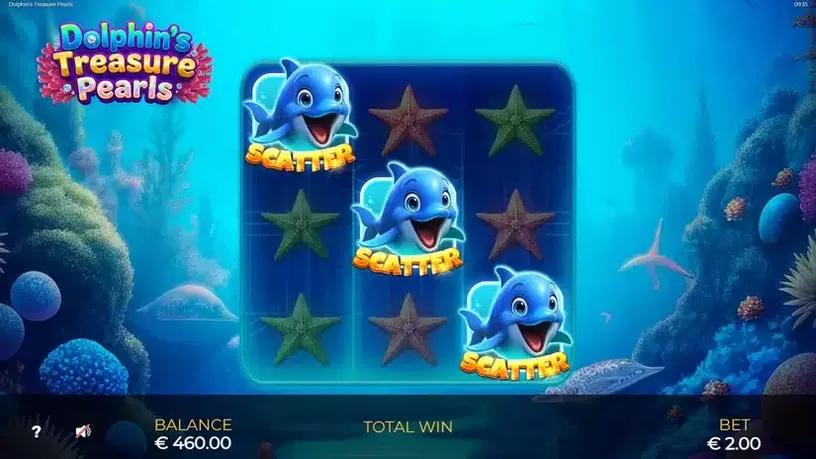 Dolphin’s Treasure Pearls slot screenshot 2