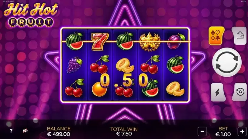Hit Hot Fruit slot screenshot 2