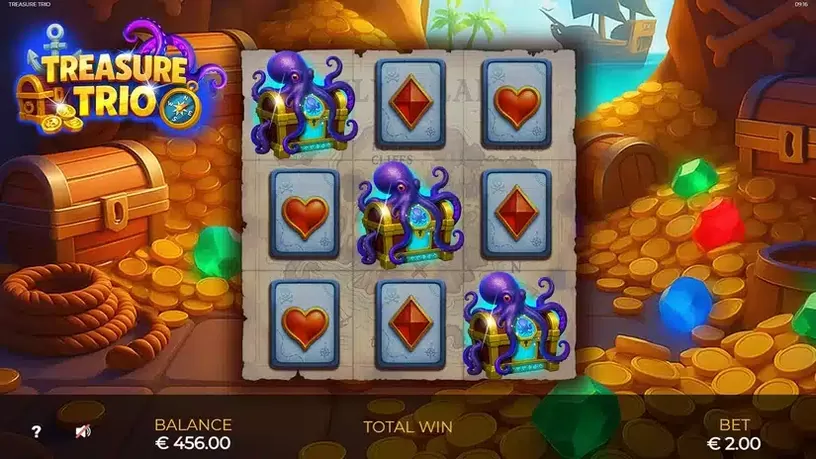 Treasure Trio slot screenshot 2