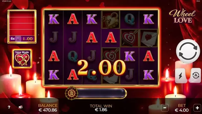 Wheel of Love slot screenshot 4