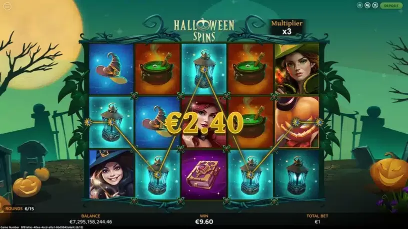 Halloween Spins slot screenshot 5