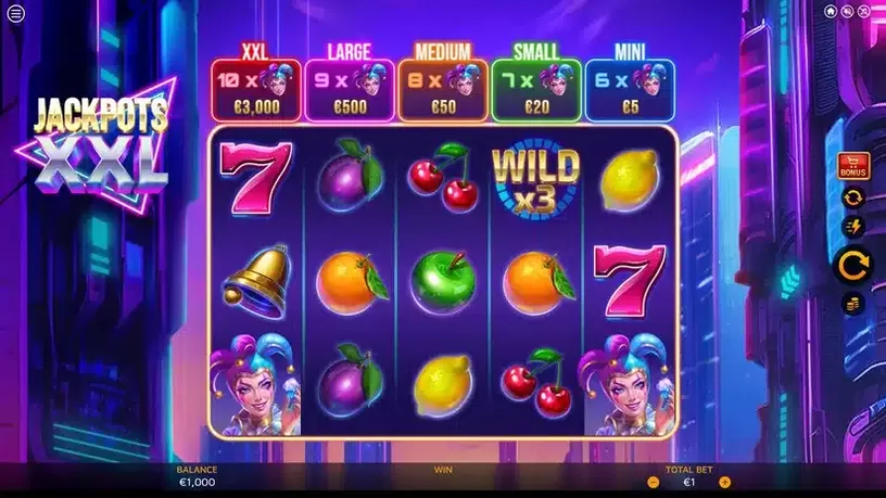 Jackpots XXL slot screenshot 1