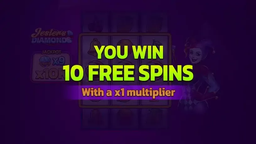 Jesters’ Diamonds slot screenshot 3