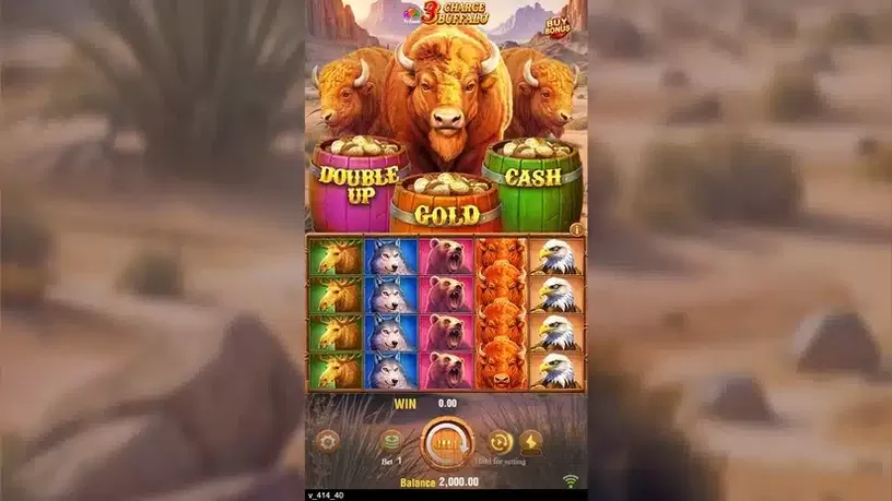 3 Charge Buffalo slot screenshot 1