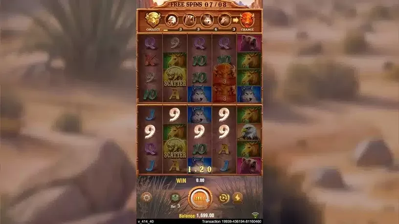 3 Charge Buffalo slot screenshot 4