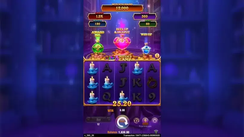 3 Witch’s Lamp slot screenshot 2
