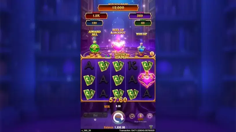3 Witch’s Lamp slot screenshot 1