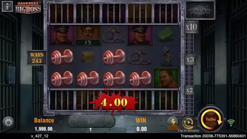 Big Boss slot screenshot 2