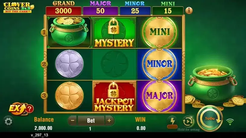 Clover Coins 3×3 slot screenshot 1