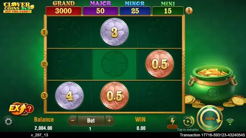 Clover Coins 3×3 slot screenshot 4