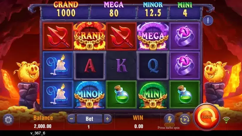 Devil Fire Twins slot screenshot 1
