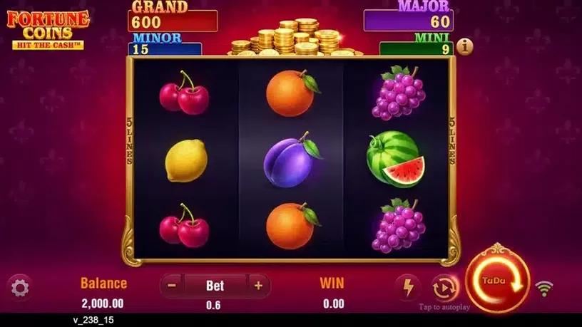 Fortune Coins slot screenshot 1