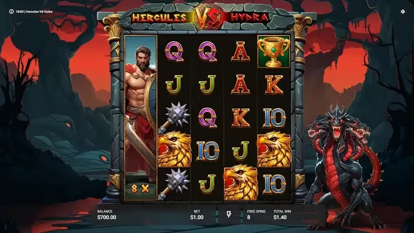 Hercules VS Hydra slot screenshot 5