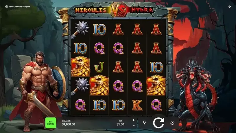 Hercules VS Hydra slot screenshot 1
