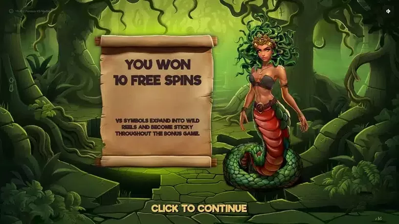 Perseus VS Medusa slot screenshot 3