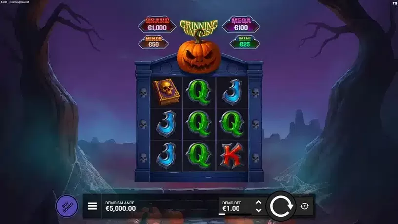 Grinning Harvest slot screenshot 1