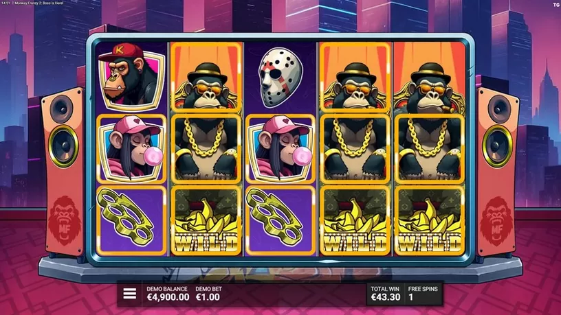 Monkey Frenzy 2 Boss is Here slot screenshot 1