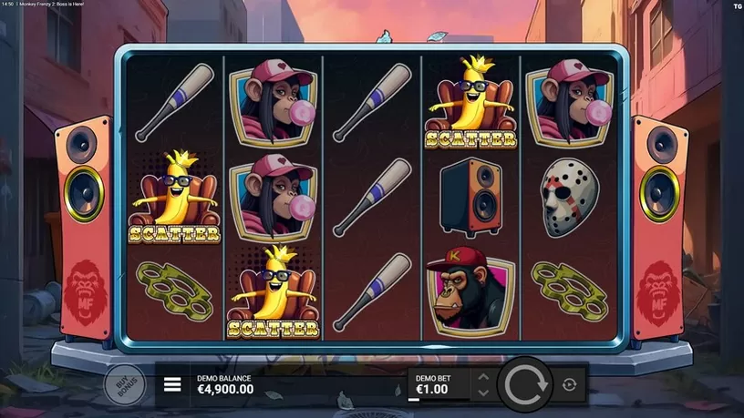 Monkey Frenzy 2 Boss is Here slot screenshot 5