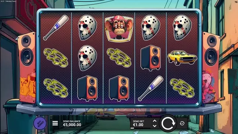 Monkey Frenzy slot screenshot 1