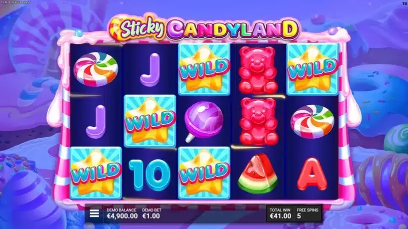 Sticky Candyland slot screenshot 5