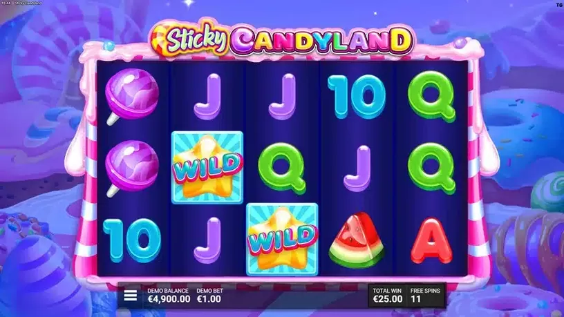 Sticky Candyland slot screenshot 4