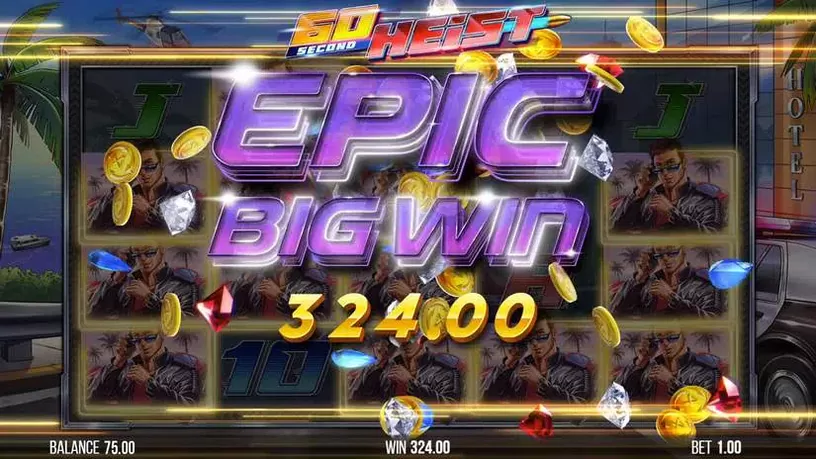 60 Second Heist slot screenshot 11