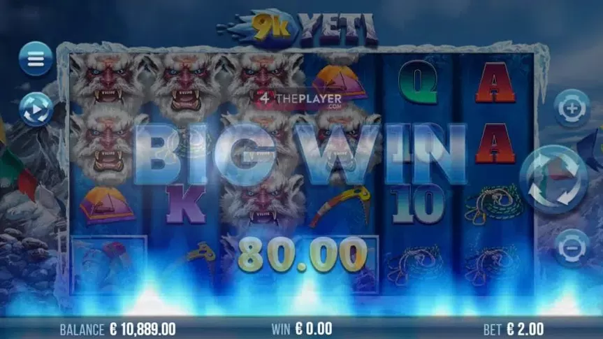 9k Yeti slot screenshot 5