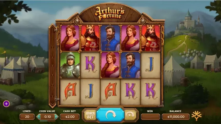 Arthur’s Fortune slot screenshot 1
