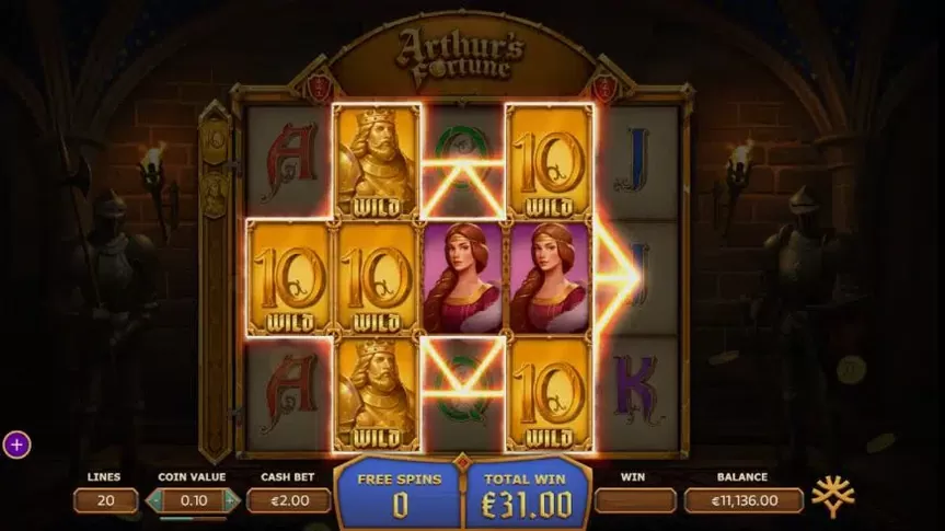 Arthur’s Fortune slot screenshot 5