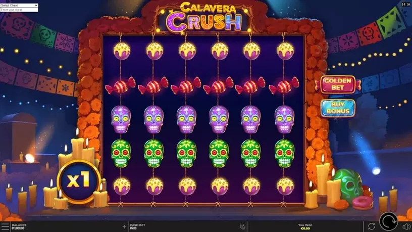 Calavera Crush slot screenshot 1