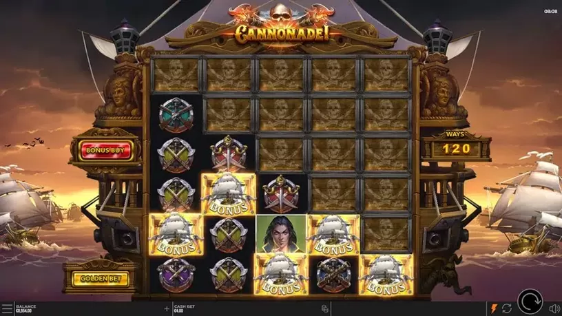 Cannonade! slot screenshot 4