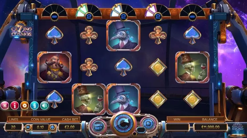 Cazino Cosmos slot screenshot 1