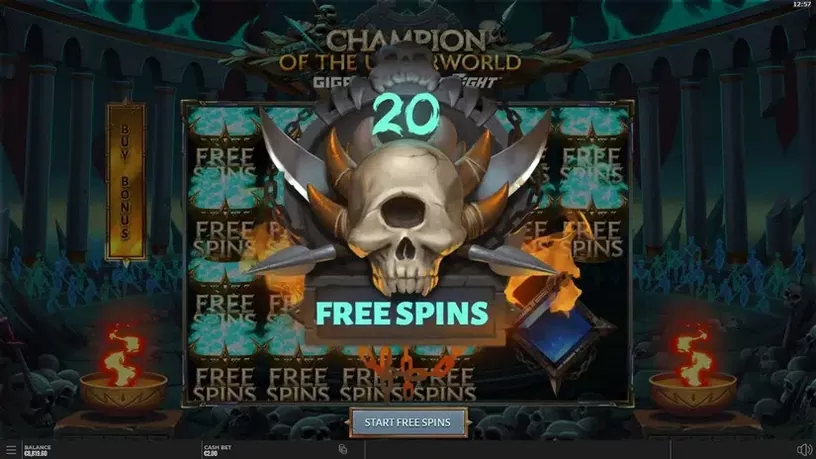 Champion of the Underworld slot screenshot 8