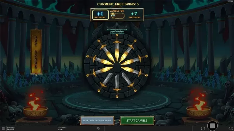 Champion of the Underworld slot screenshot 4