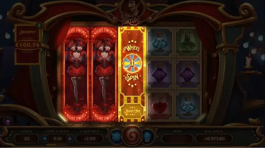 Dr Fortuno slot screenshot 3