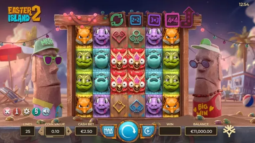 Easter Island 2 slot screenshot 1