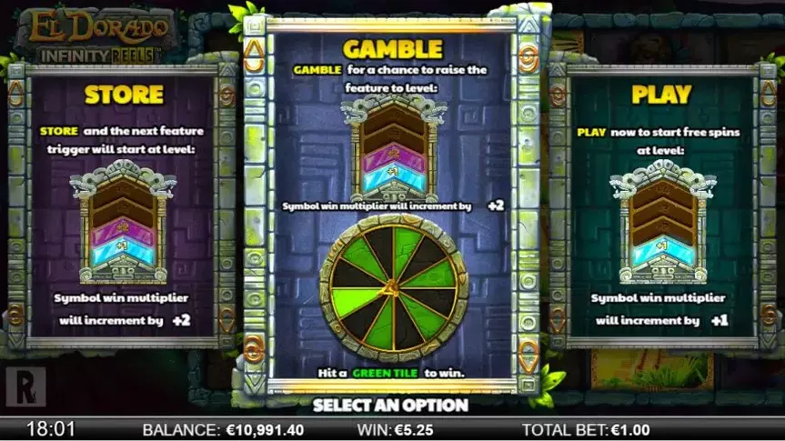 El Dorado Infinity Reels slot screenshot 3