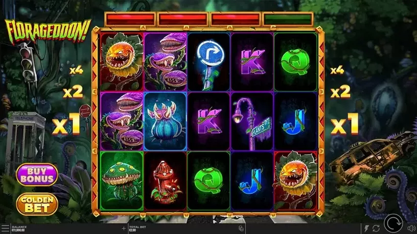 Florageddon! slot screenshot 1