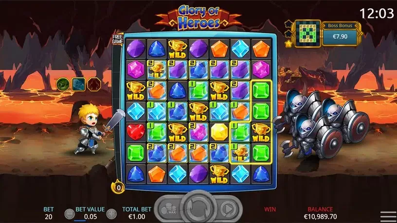 Glory of Heroes slot screenshot 7