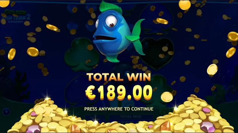 Golden Fish Tank 2 Gigablox slot screenshot 7