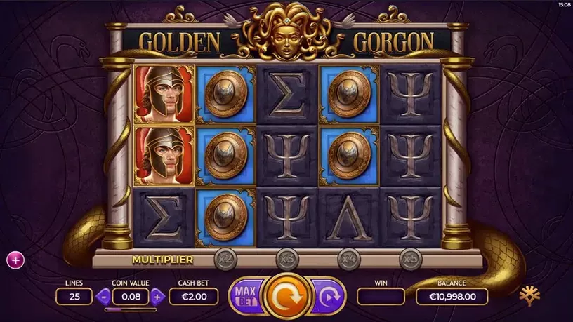 Golden Gorgon slot screenshot 1