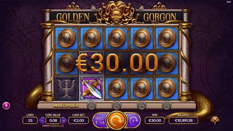 Golden Gorgon slot screenshot 4