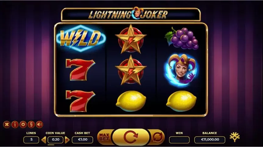 Lightning Joker slot screenshot 1